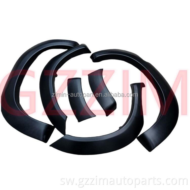 ABS Plastiki ya Fender Fender Gurudumu la Eyebrow Mlinzi wa Gurudumu la Arch Mudguards kwa Vigo Hilux 2006-2008